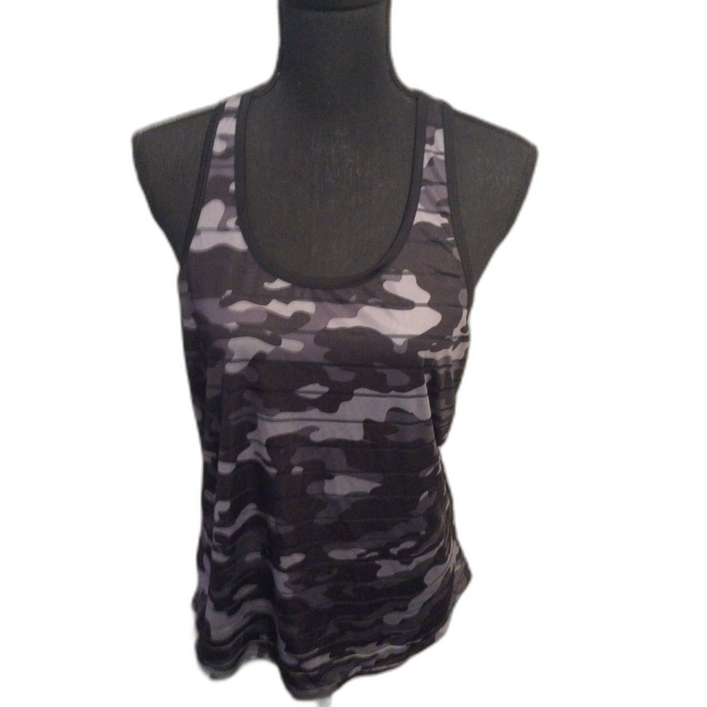 ZYIA Active Large L Camo Tank Racer Back